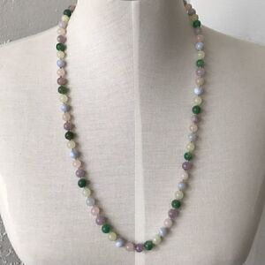 Real amethyst jade‎ necklace